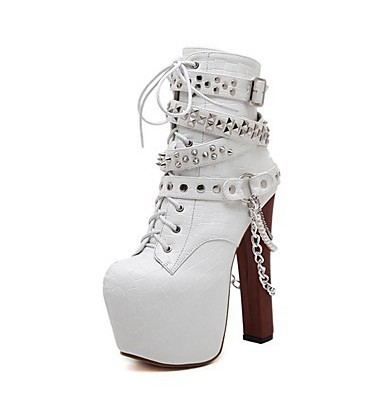 Women's Shoes Leatherette Spring Fall Winter Basic Pump Comfort 