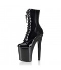 Women‘s Boots Spring Fall Winter Platform Patent Leather Dress Casual 