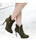 Women's Boots Comfort PU Casual Stiletto Heel