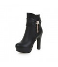Women's Boots Spring Fall Winter Comfort Fleece Office & Career Casual 