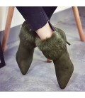 Women's Boots Comfort Fleece Fall Winter Casual Outdoor Comfort 