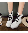 Women's Boots Spring Fall Winter Comfort Novelty Ankle Strap PU 