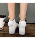 Women's Boots Spring Fall Winter Comfort Novelty Ankle Strap PU 