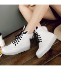 Women's Boots Spring Fall Winter Comfort Novelty Ankle Strap PU 
