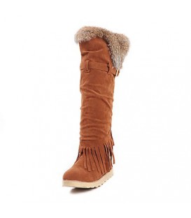 Women's Boots Spring / Fall / Winter Gladiator Fur Party & Evening