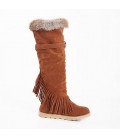 Women's Boots Spring / Fall / Winter Gladiator Fur Party & Evening