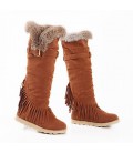 Women's Boots Spring / Fall / Winter Gladiator Fur Party & Evening