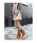 Women's Boots Spring / Fall / Winter Gladiator Fur Party & Evening