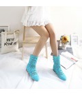 Spring Summer Women Boots knitted Hollow high boots