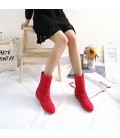 Spring Summer Women Boots knitted Hollow high boots
