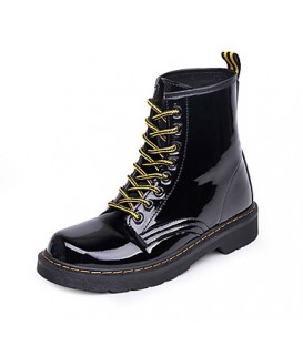 Women's Shoes Flocking Leatherette Fall Winter Combat Boots