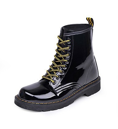 Women's Shoes Flocking Leatherette Fall Winter Combat Boots Women's Shoes Flocking Leatherette Fall Winter Combat Boots