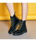 Women's Shoes Flocking Leatherette Fall Winter Combat Boots