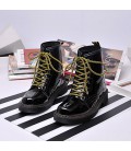 Women's Shoes Flocking Leatherette Fall Winter Combat Boots