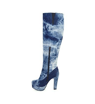 Women's Shoes Denim Fall Winter Cowboy / Western Boots Women's Shoes Denim Fall Winter Cowboy / Western Boots