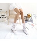 Spring Summer Women Boots knitted Hollow high boots