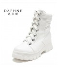 Winter new fashion casual style round lace platform shoes women's winter boots
