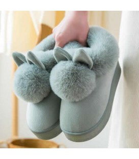 Cotton slippers handbags with thick winter Korean cute