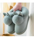 Cotton slippers handbags with thick winter Korean cute