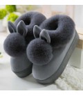 Cotton slippers handbags with thick winter Korean cute