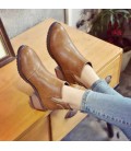 2017 new Martin boots women's boots flat leather British