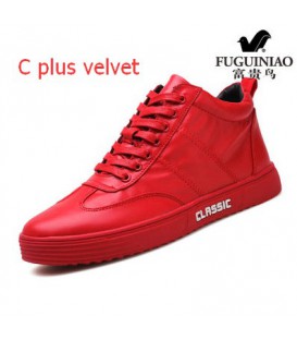 Rich birds 2 men's new outdoor high plus velvet warm British fashion casual shoes