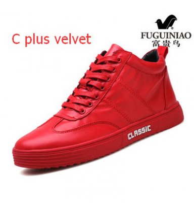 Rich birds 2 men's new outdoor high plus velvet warm British fashion casual shoes