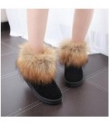 Winter snowshoe short tube with velvet, warm water, waterproof, waterproof and antiskid shoes