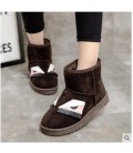 Winter snowshoe short tube with velvet, warm water, waterproof, waterproof and antiskid shoes