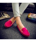 Women's candy color shoes Spring autumn cute slip on shoes
