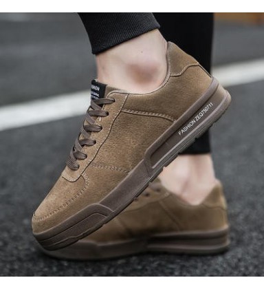 Footsteps 2018 new men's canvas shoes trend men's casual shoes