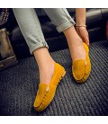 Women's candy color shoes Spring autumn cute slip on shoes