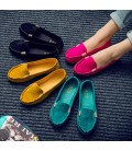 Women's candy color shoes Spring autumn cute slip on shoes