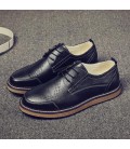 Classic car new dress shoes business breathable men's shoes British style low to help casual men's shoes