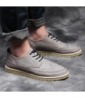 2018 British Bullock men's British style business casual shoes wild trend of men's shoes