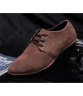 Mens Suede Shoes Casual Man Nubuck Leather Shoes