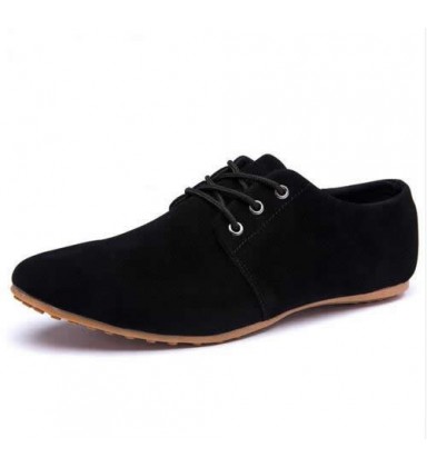 Mens Suede Shoes Casual Man Nubuck Leather Shoes