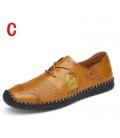 NIAN JEEP handmade soft leather soft soles light comfortable shoes men's casual shoes