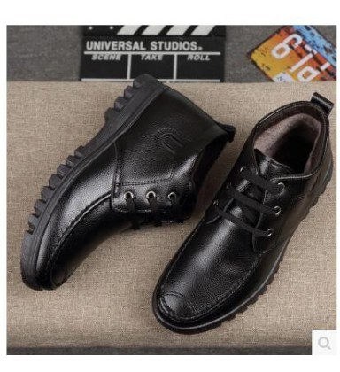 Men's shoes men's cotton velvet warm winter shoes plus high shoes