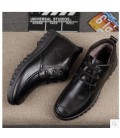 Men's shoes men's cotton velvet warm winter shoes plus high shoes