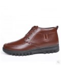 Men's shoes men's cotton velvet warm winter shoes plus high shoes
