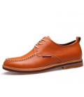 Qi Yuhan stylish men's tie-in thick bottom with low-cut shoes