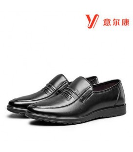 Yi Er Kang 2018 new business fashion leather men's shoes