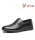 Yi Er Kang 2018 new business fashion leather men's shoes