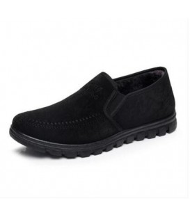 Mens shoes and shoes winter low cashmere thermal antiskid thickening shoes