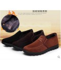 Mens shoes and shoes winter low cashmere thermal antiskid thickening shoes