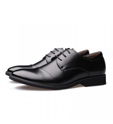 Classic car dress shoes business breathable men's shoes British style low to help men's shoes