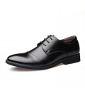 Classic car dress shoes business breathable men's shoes British style low to help men's shoes