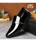 Classic 2018 new dress shoes business breathable men's shoes