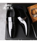 Classic 2018 new dress shoes business breathable men's shoes